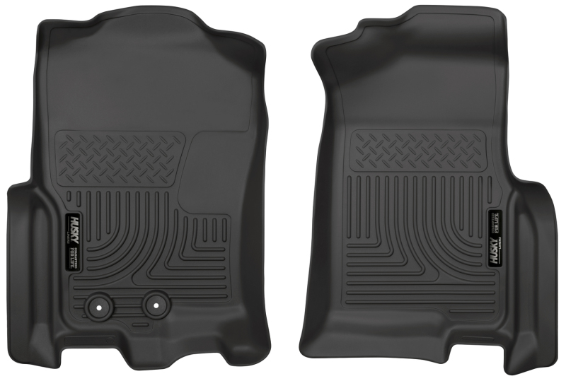 Ford Expedition Floor Mats - Front - Husky Liners - WeatherBeater - Black - 2015